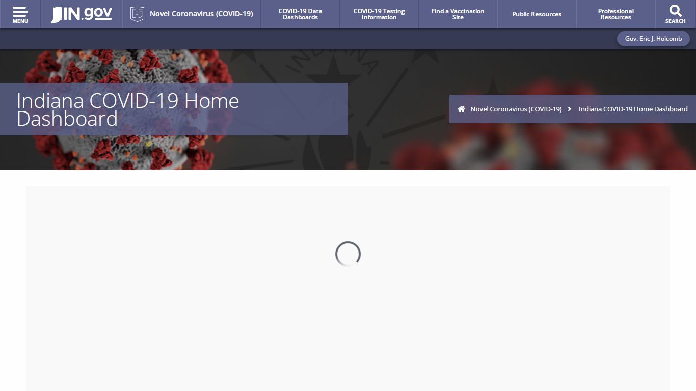Indiana COVID-19 Home Dashboard - Novel Coronavirus (COVID-19)